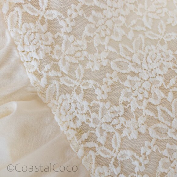 Pretty Angel Ivory Floral Rosette Ruffle Vest L Silk Blend Whimsical Festival - Picture 9 of 12